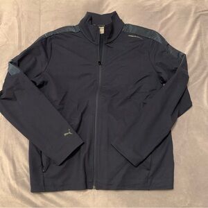 Men’s Porsche Design Sportswear Jacket by Puma-Navy -Size Large